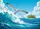 Dynamic Ocean Wave Majestic Seagull Tropical Island - Ocean Lover Home Decor Gift Doormat - 7
