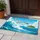 Dynamic Ocean Wave Majestic Seagull Tropical Island - Ocean Lover Home Decor Gift Doormat - 5