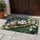 Opossum Mossy Tree Branch Cream Blossom Green Leaves - Wildlife Lover Home Decor Gift Doormat - 5