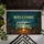 Vintage RV Camper Van Campfire Welcome - Home Decor Gift for Camping Lover Doormat - 6