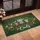 Three Owls Gnarled Branch Forest Leaves Woodland Flowers - Home Decor Gift for Owl Lover Doormat - 4