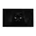 Black Cat Piercing Yellow Eyes Whiskers - Everyday Home Decor Gift for Cat Lovers Doormat - 3