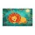 Sleeping Lion Petal Mane Jungle Scene Sun - Wildlife Lover Home Decor Gift for Lion Lovers Doormat - 3