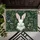 Curious White Rabbit Forest Undergrowth Wildflowers - Nature Lover Home Decor Gift Doormat - 6