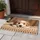 Fluffy Cream Puppy Plush Bed Warm Brown Ambience - Home Decor Gift for Dog Owners Doormat - 5