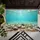 Crystal Clear Water River Rocks Pebbles Sandy Bed Refractions - Home Decor Gift Doormat - 6