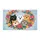 Five Laughing Cats Pink Flowers Rustic Wood Planks - Home Decor Gift for Cat Lover Doormat - 3
