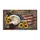 Bald Eagle American Flag Welcome Sunflowers - Independence Day Gift for Veterans Doormat - 3
