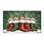 Five Kittens Christmas Stockings Snow Holly - Christmas Holiday Gift for Cat Lover Doormat - 3