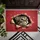 Curious Tabby Cat Blue Eyes Peering Torn Canvas - Home Decor Gift for Pet Owners Doormat - 6