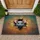 Grey Mouse Peeking Torn Wood Hole - Housewarming Home Decor Gift Doormat - 1