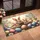 Realistic Fluffy Bunnies Easter Eggs Spring Meadow - Easter Season Gift Doormat - 4