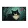 Glowing Eyes Black Cat Kitten Mystical Forest - Home Decor Gift for Cat Lover Doormat - 3