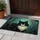Glowing Eyes Black Cat Kitten Mystical Forest - Home Decor Gift for Cat Lover Doormat - 5
