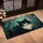 Glowing Eyes Black Cat Kitten Mystical Forest - Home Decor Gift for Cat Lover Doormat - 4