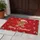 Gingerbread Man Merry Christmas Candy Canes Snowflakes - Festive Seasonal Home Decor Gift Doormat - 5
