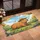 Capybara Straw Hat Wildflower Meadow - Wildlife Lover Home Decor Gift Doormat - 4