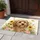 Shaggy Light Brown Dog Wildflowers Butterflies - Home Decor Gift for Dog Lovers Doormat - 5