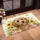 Shaggy Light Brown Dog Wildflowers Butterflies - Home Decor Gift for Dog Lovers Doormat - 4