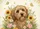Shaggy Light Brown Dog Wildflowers Butterflies - Home Decor Gift for Dog Lovers Doormat - 7