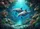 Dolphins Underwater Grotto Coral Scene - Wildlife Lover Home Decor Gift Doormat - 7