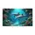 Dolphins Underwater Grotto Coral Scene - Wildlife Lover Home Decor Gift Doormat - 3