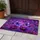 Purple Butterflies Blossoms Garden - Home Decor Gift for Butterfly Lovers Doormat - 5