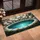 Rugged Stone Well Turquoise Water Ripples - Home Decor Gift Doormat - 4
