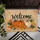 Welcome Script Pumpkins Oak Leaves Maple Foliage Berries - Autumn Season Home Decor Gift Doormat - 6