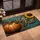 Hello Fall Pumpkin Sunflower Autumn Leaves - Rustic Vintage Home Decor Doormat - 4