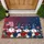 Patriotic Gnomes Fireworks Garland - Independence Day Gift for Veterans Doormat - 1