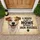 Jack Russell Terrier Dog House Home Text Paw Print - Dog Lover Home Decor Gift Doormat - 1