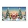 Santa Claus Elves Snowmen Pine Trees - Christmas Home Decor Gift Doormat - 3