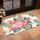 Pink Flamingo Exotic Tropical Orchids Lilies - Home Decor Gift for Nature Lover Doormat - 4