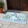 Smiling Snowman Bird Pine Trees Let It Snow Text - Christmas Winter Home Decor Gift Doormat - 5
