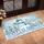 Smiling Snowman Bird Pine Trees Let It Snow Text - Christmas Winter Home Decor Gift Doormat - 4