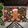 Gingerbread Man Santa Hat Christmas Candies Holly Baubles Festive Home Decor Doormat - 6