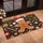 Gingerbread Man Santa Hat Christmas Candies Holly Baubles Festive Home Decor Doormat - 4