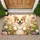 Corgi Wildflower Meadow Butterflies - Home Decor Gift for Dog Lover Doormat - 1