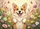 Corgi Wildflower Meadow Butterflies - Home Decor Gift for Dog Lover Doormat - 7