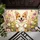 Corgi Wildflower Meadow Butterflies - Home Decor Gift for Dog Lover Doormat - 6