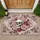 Human Skull Roses Vines Filigree Lace - Home Decor Gift Doormat - 1