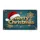Merry Christmas Golden Santa Hat Snowflakes - Winter Holiday Decor Doormat - 3