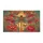 Ornate Dragonfly Floral Butterflies Botanical - Boho Home Decor Gift Doormat - 3