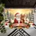 Santa Claus Reindeer Hugging Winter Wonderland - Christmas Holiday Decor Doormat - 6