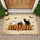 Boo Pumpkins Ghost Black Cat Spiderweb Candy Corn Halloween Home Decor Doormat - 1