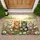 Kittens White Daisies Pink Wildflowers Butterfly Spring Meadow - Home Decor Gift for Cat Lover Doormat - 1