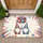Patriotic Gnomes Star-Spangled Balloons Stripes - Independence Day Home Decor Doormat - 1