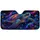 Neon Cosmic Sea Turtle With Tropical Fish For Ocean Lovers And Beach Road Trip Fans Car Sunshade - 3