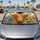 Highland Cow With Wildflowers Rustic Farmhouse Summer Road Trip Decor For Cow Lovers Car Sunshade - 4